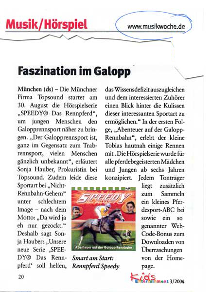 Das sagt die Presse zu SPEEDY